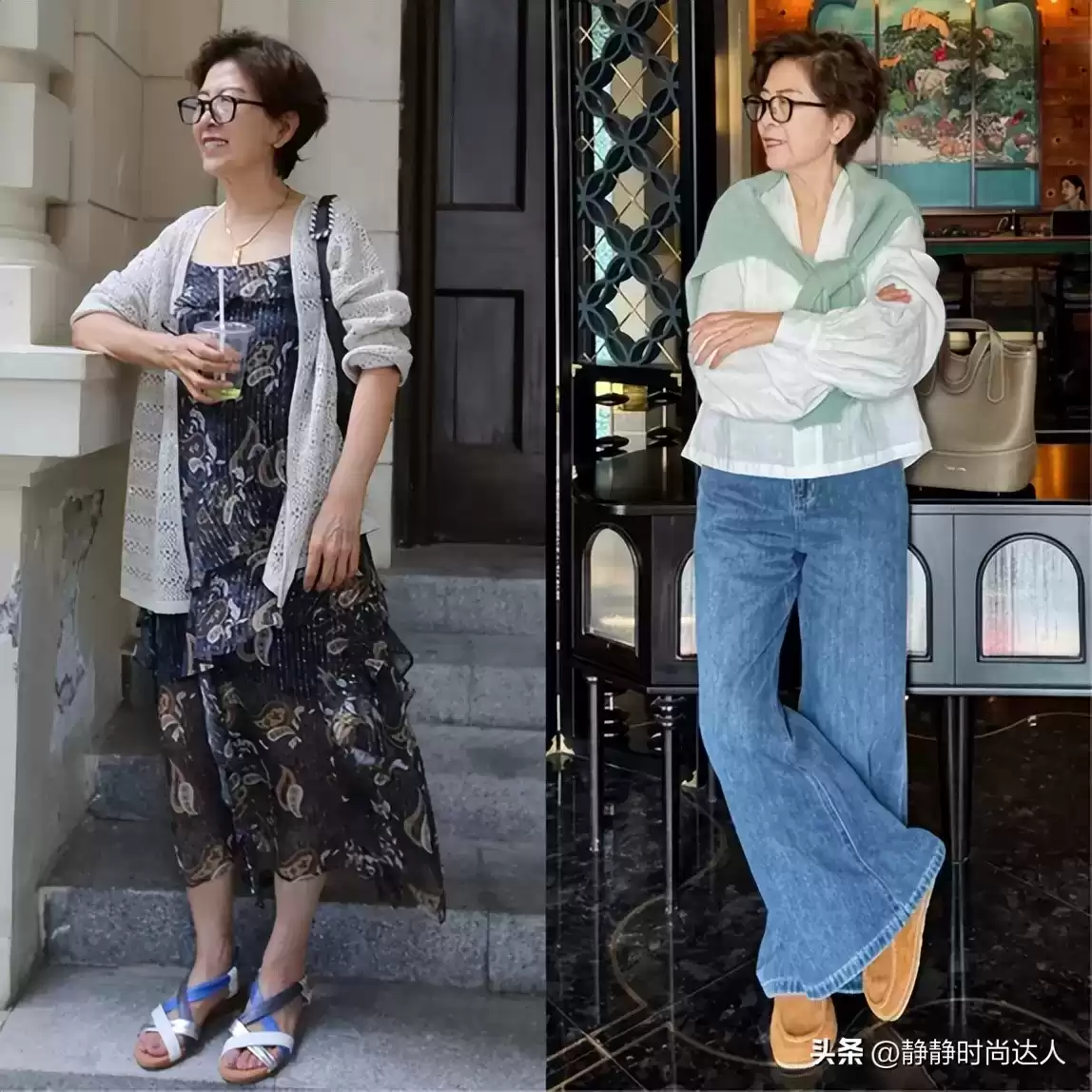 50岁女性优雅穿搭指南：告别装嫩误区，三原则塑造高级气质