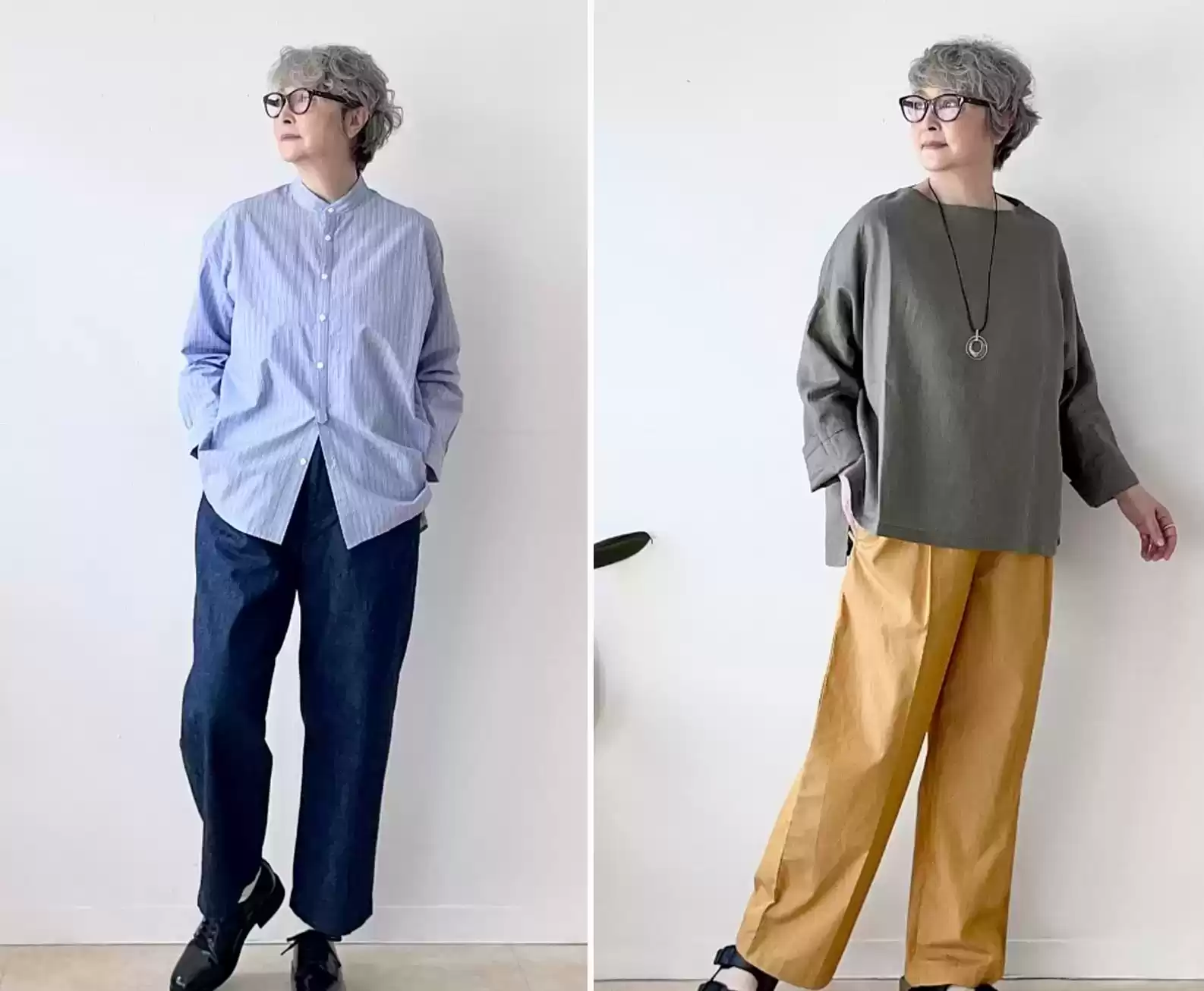 日本主妇穿搭美学揭秘：松弛感穿搭的显瘦密码