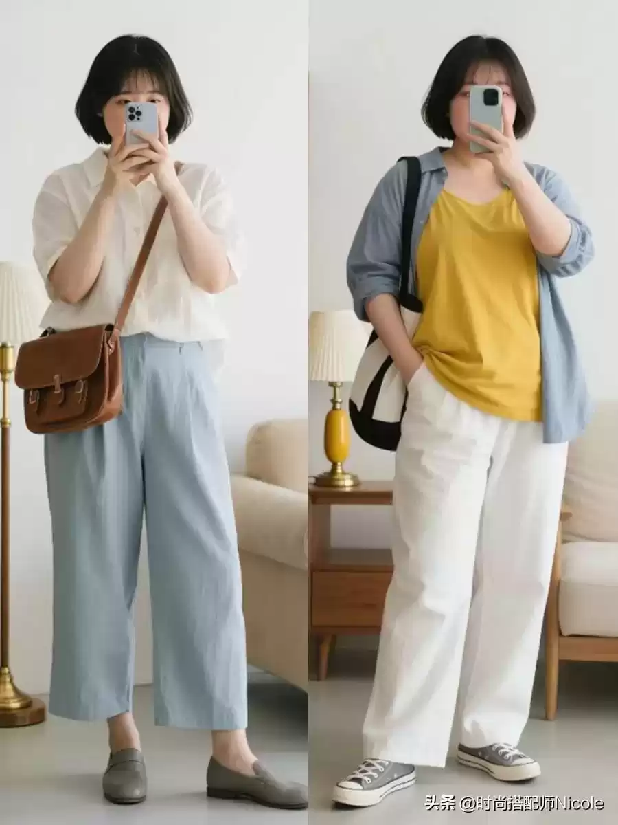 小个子微胖女生穿搭秘籍：130斤如何视觉增高10cm