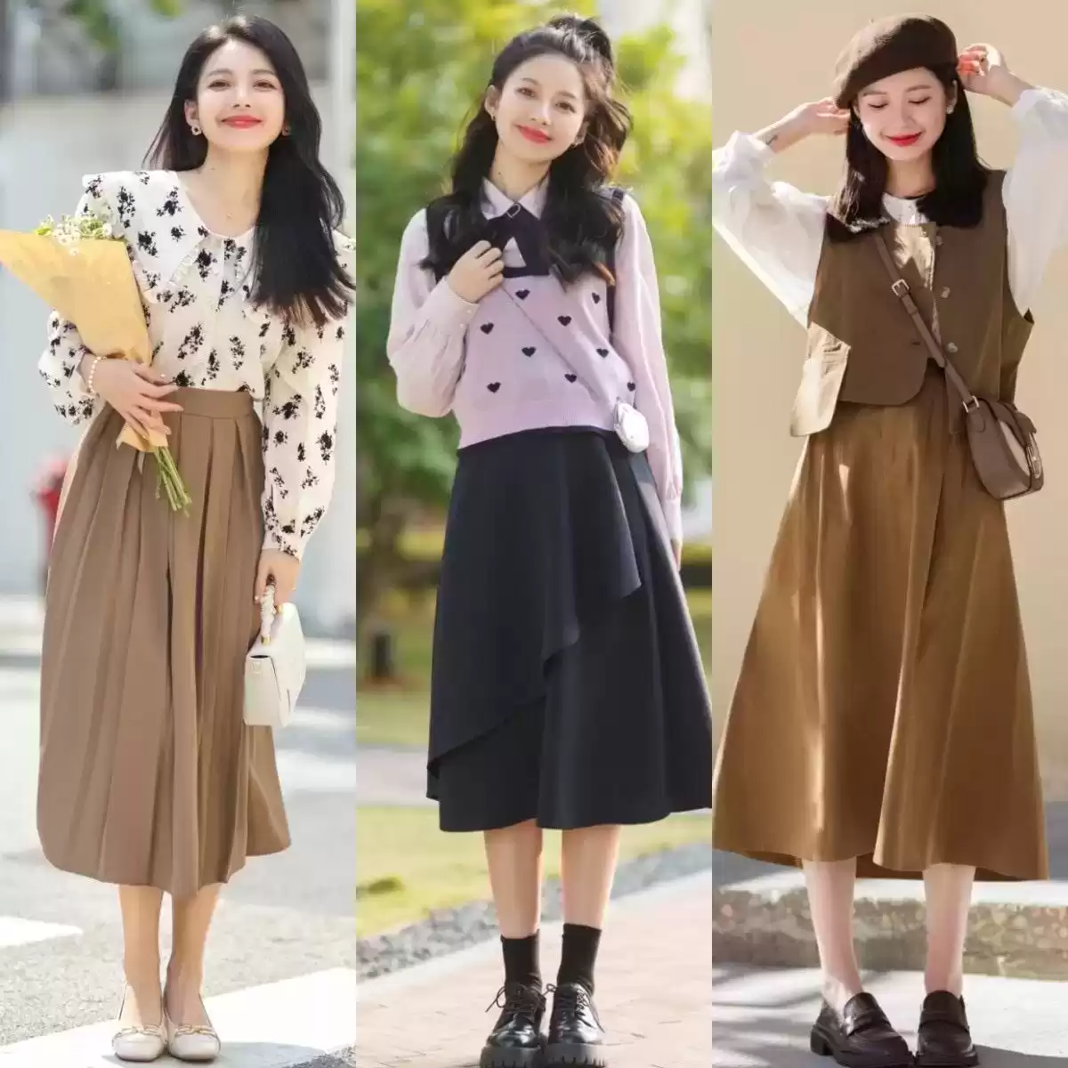 矮个子的女生穿衣搭配 这才是“小个子”该学的穿法：裙长过膝，裤长露踝，时髦又显腿长