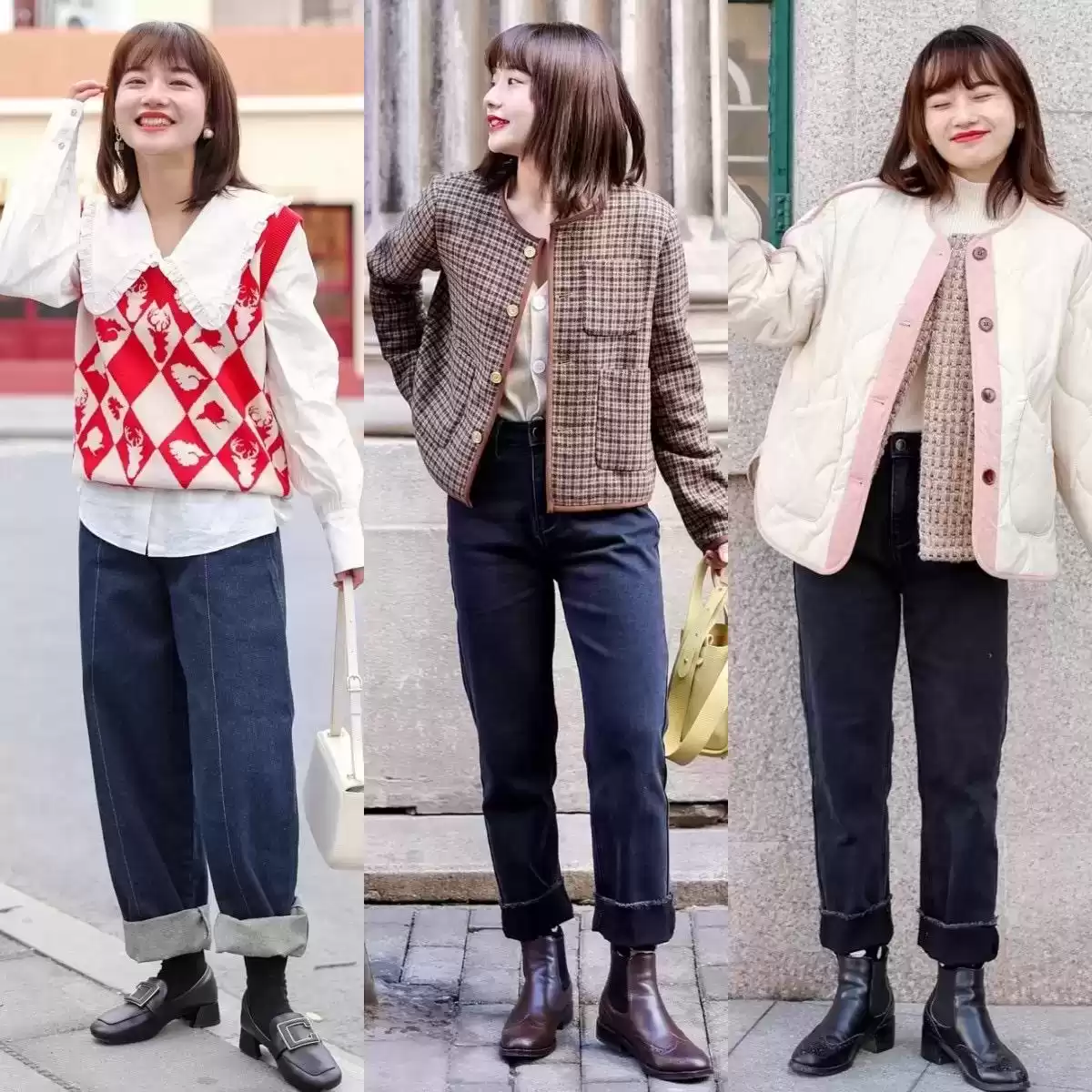 矮个子的女生穿衣搭配 这才是“小个子”该学的穿法：裙长过膝，裤长露踝，时髦又显腿长