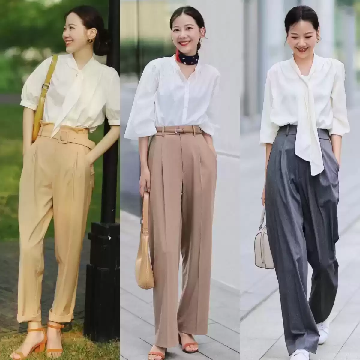 矮个子的女生穿衣搭配 这才是“小个子”该学的穿法：裙长过膝，裤长露踝，时髦又显腿长