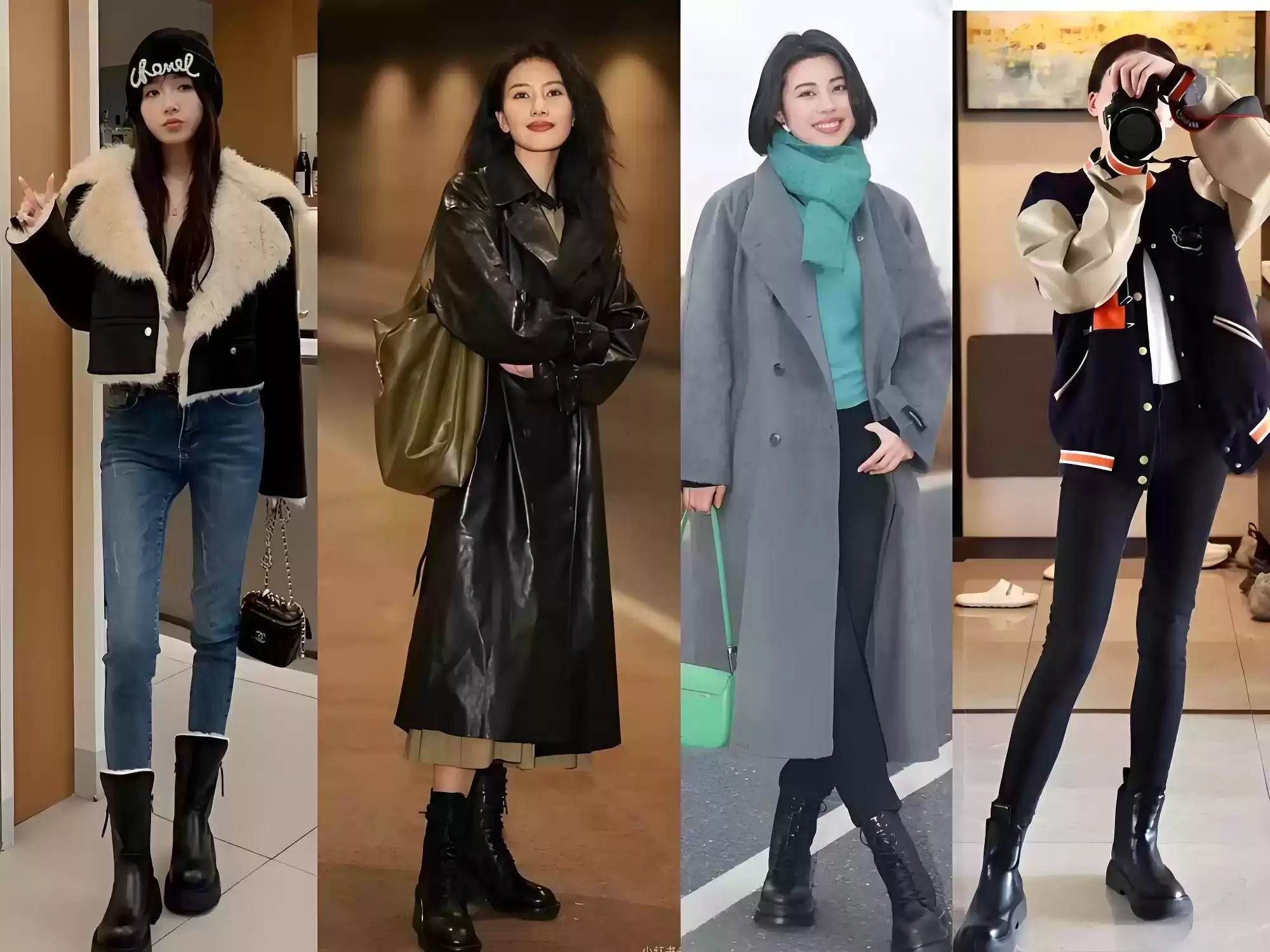 冬季女性穿搭指南：大衣与短靴的绝妙搭配，尽显高级时髦感