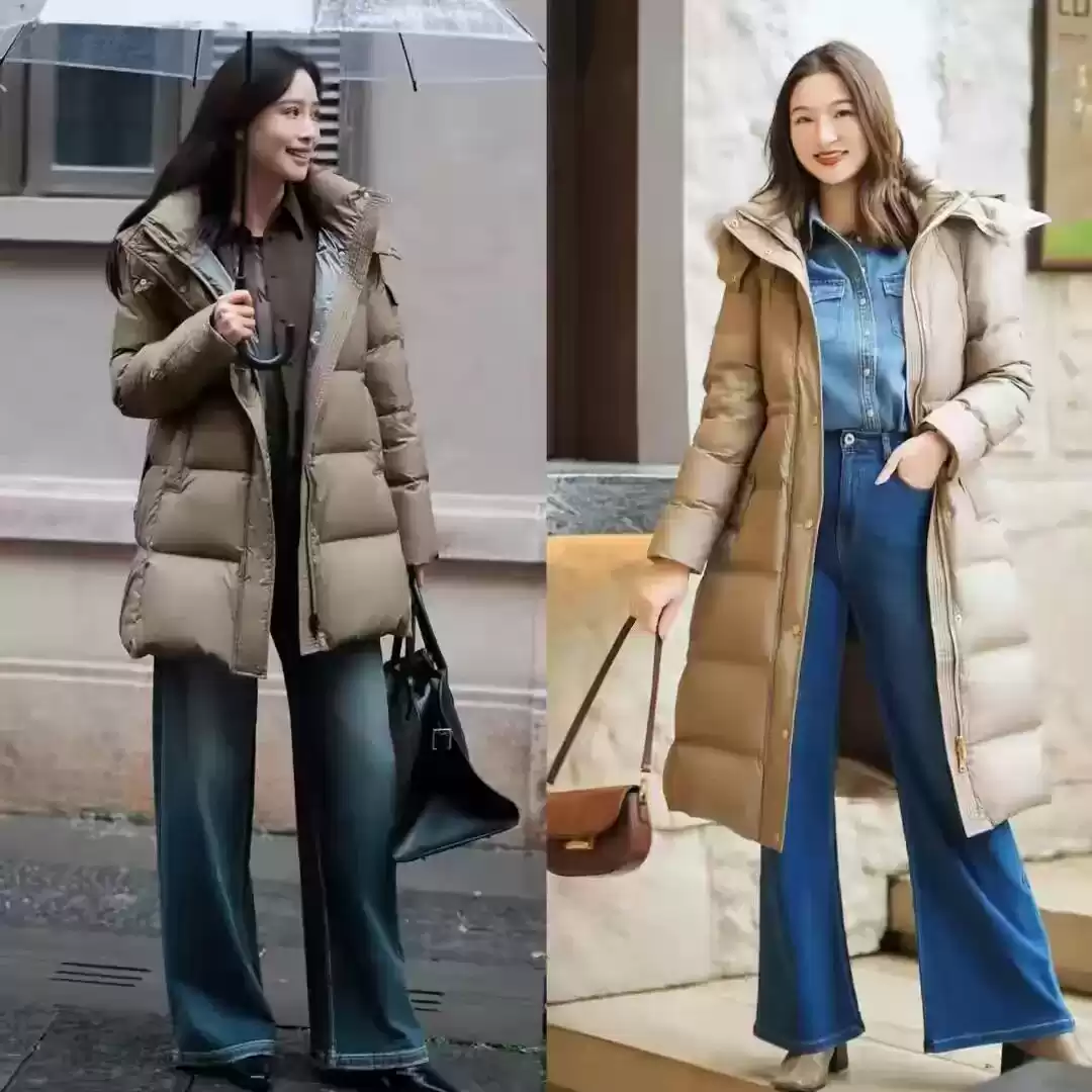 冬季羽绒服穿搭秘籍：胖人如何避免臃肿显胖，穿出时髦高级感