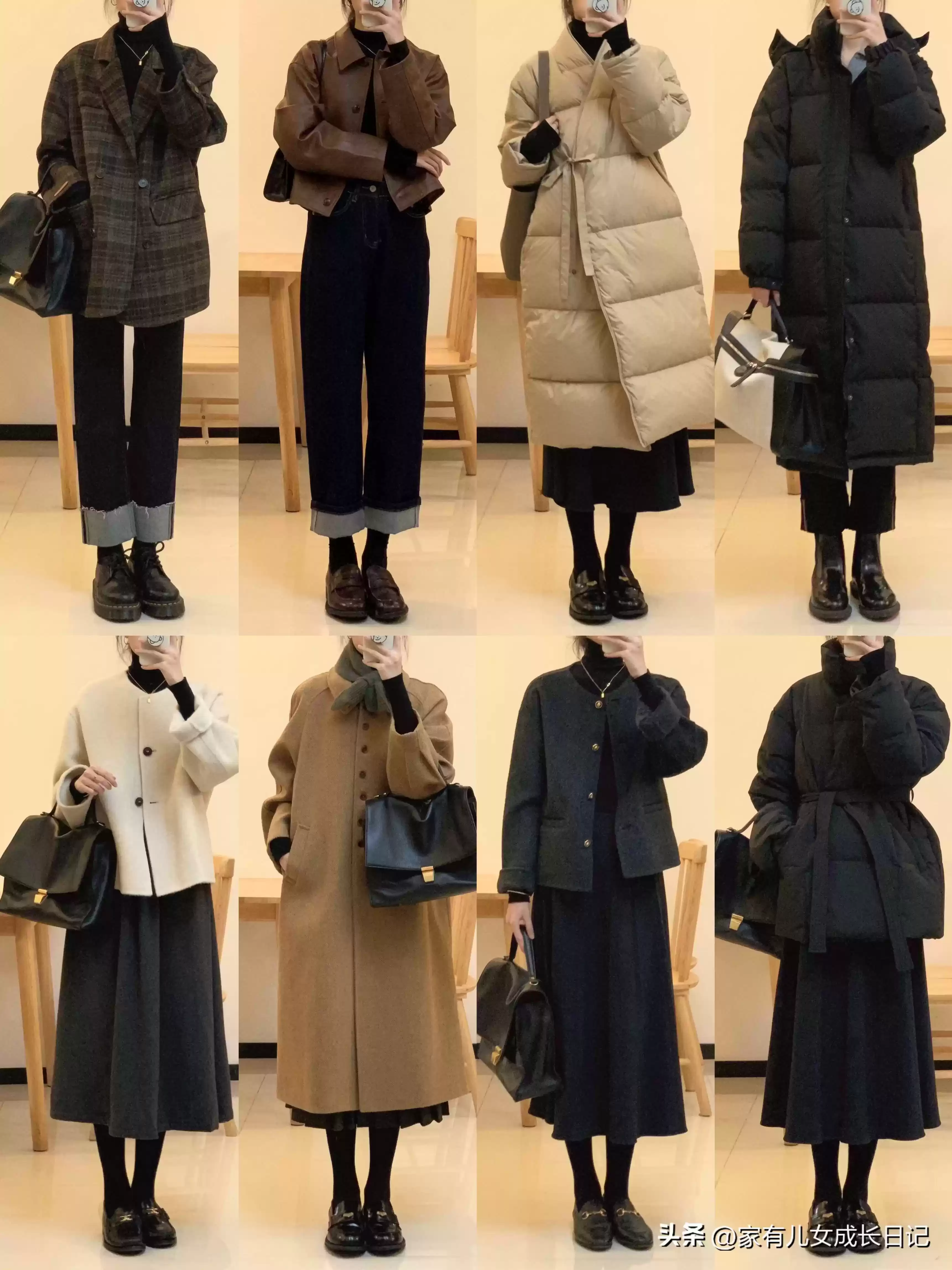 秋冬温柔实穿风穿搭指南：可爱到知性，每日不重样