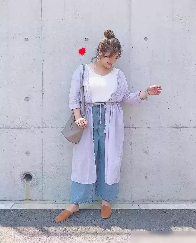 胖子的穿衣搭配女 被这位胖子博主惊艳，身高162体重160斤，但还是美成显瘦穿搭模板