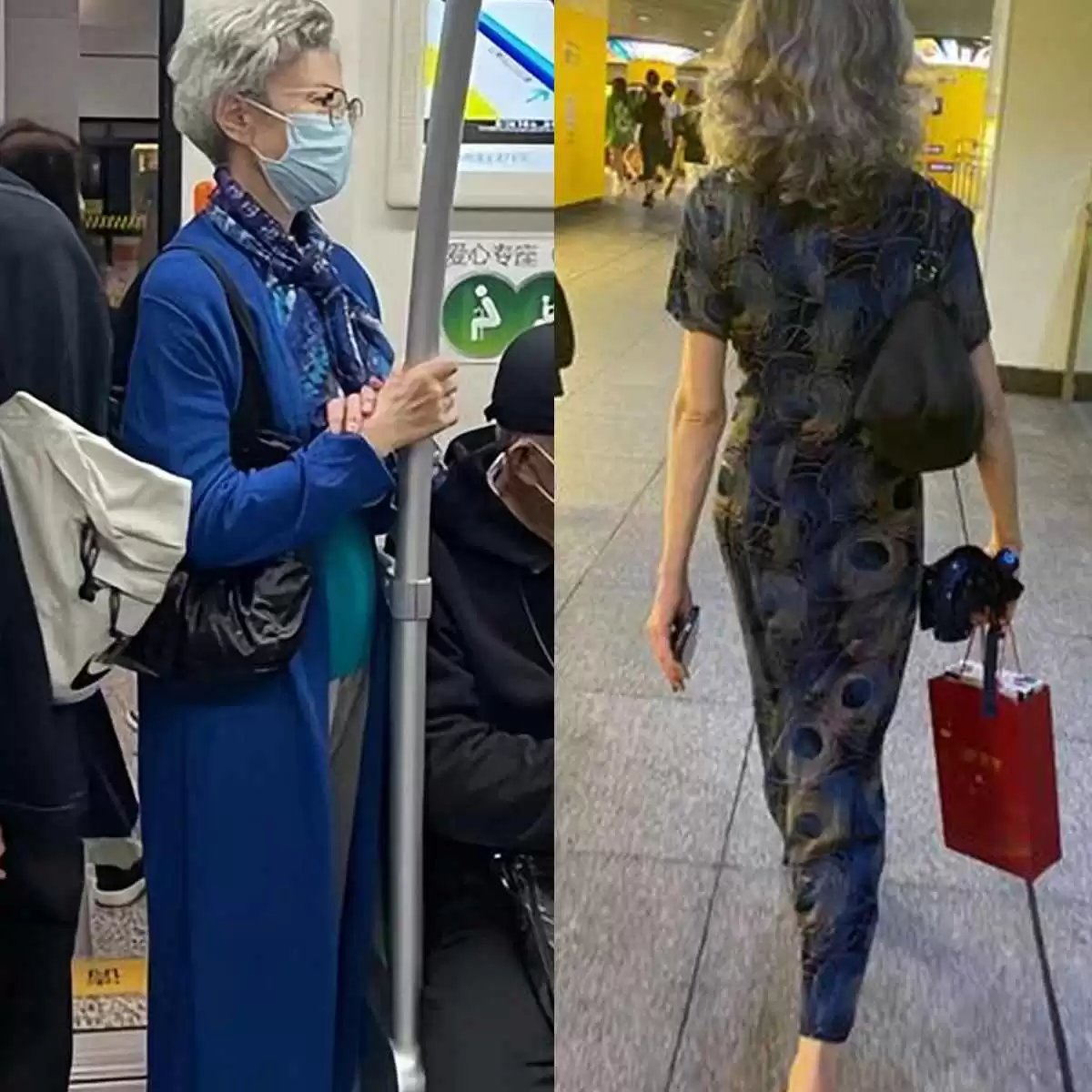 正确穿衣搭配:上海地铁奶奶的会穿与不会穿差别揭秘