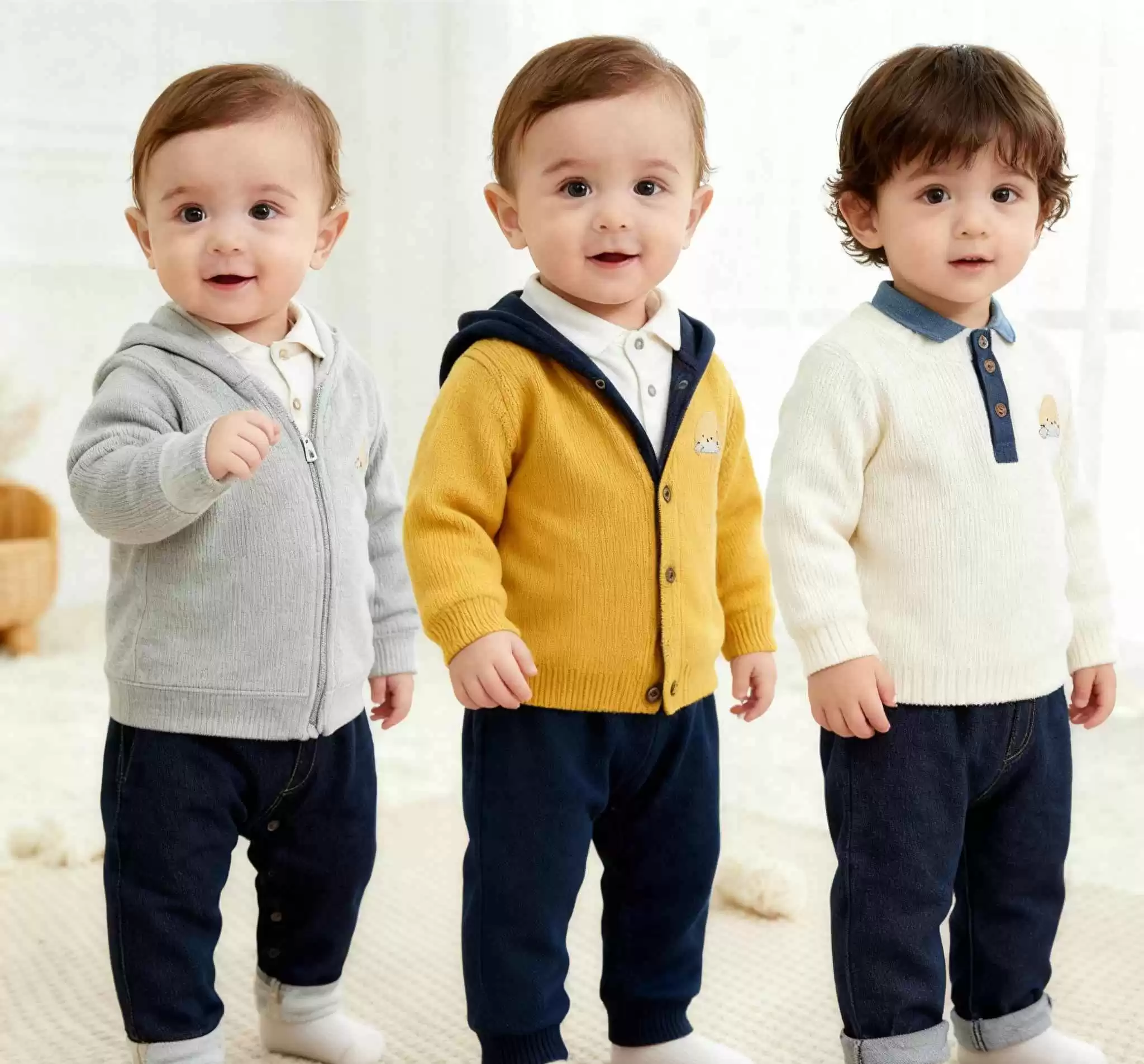 男婴穿衣搭配 不同月龄宝宝穿衣细化指南（结合室温，精准护暖）