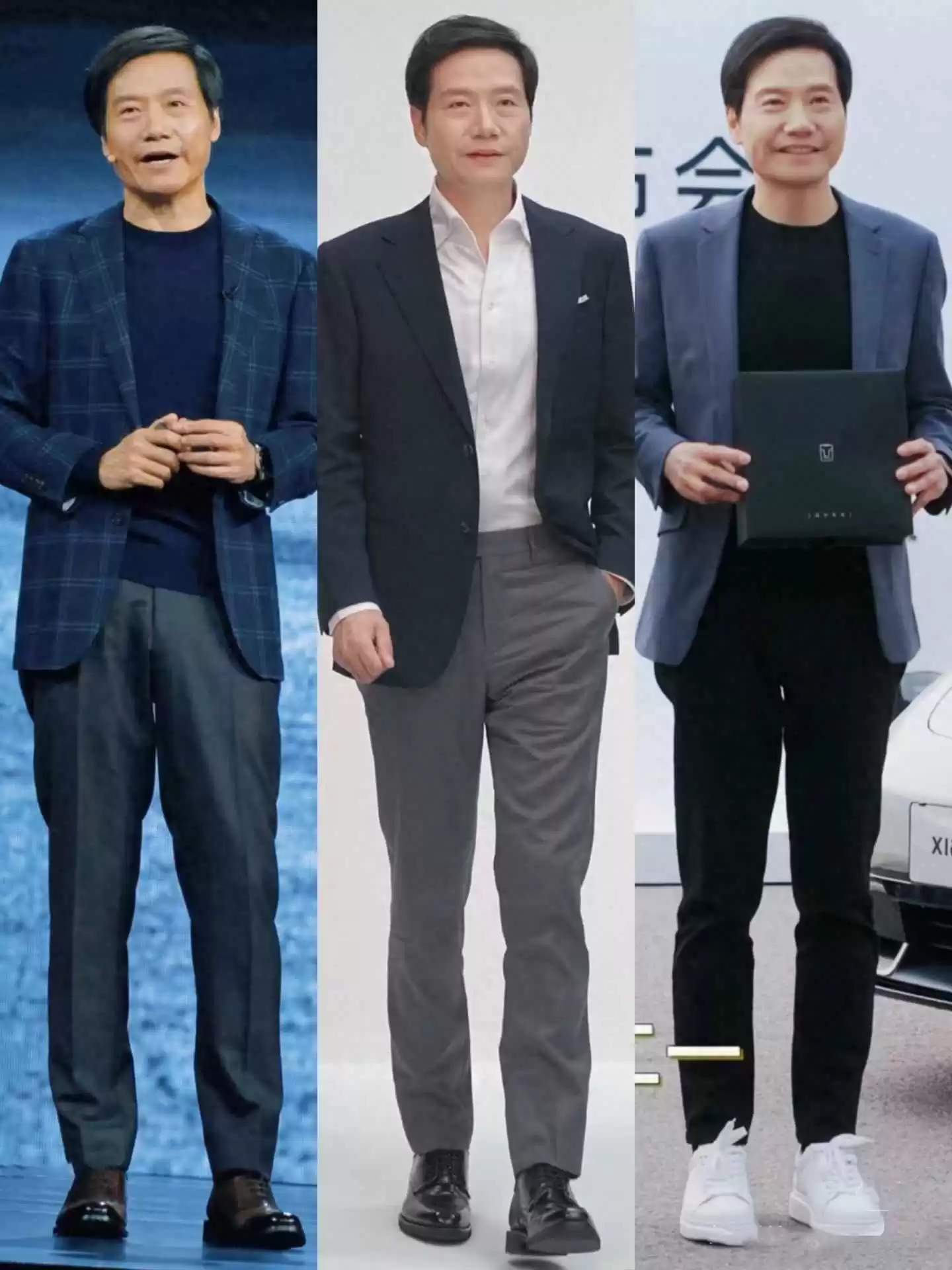 boss 穿衣搭配 中年男人：为什么劝你少穿“套西”，多穿“单西”？看雷军就懂了