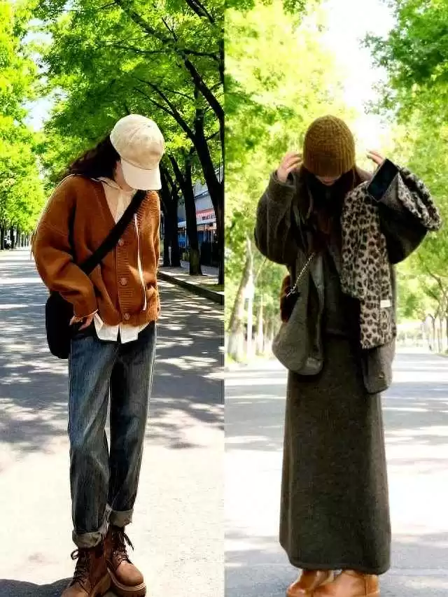 春秋季穿衣搭配指南：秋冬慵懒风穿搭，亮色+大地色CP打造通勤活力高级感