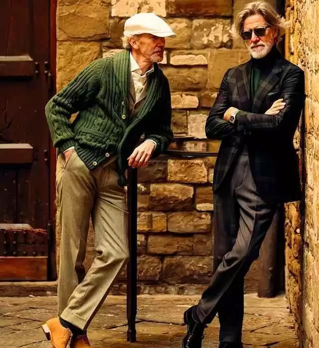 欧美男士优雅穿搭秘诀:越老越帅的时尚指南