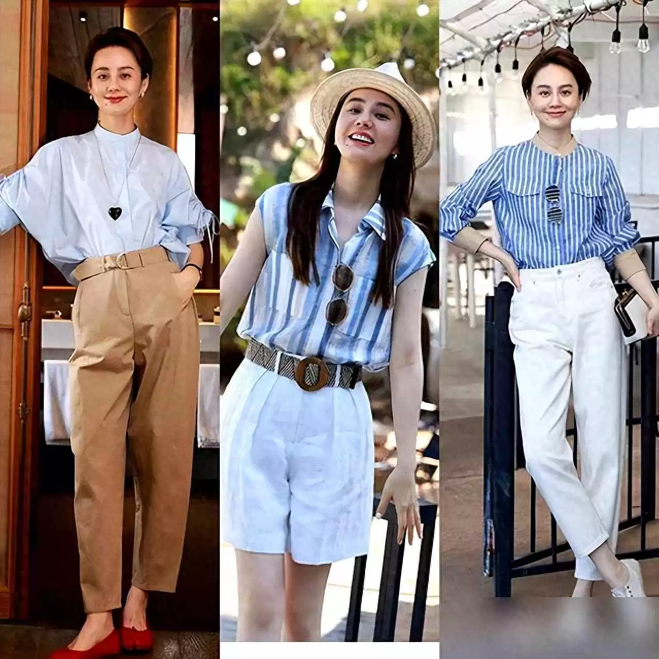 女生夏日穿衣搭配：40+女生夏季穿搭，不装嫩不油腻，这3个套路美到无龄感