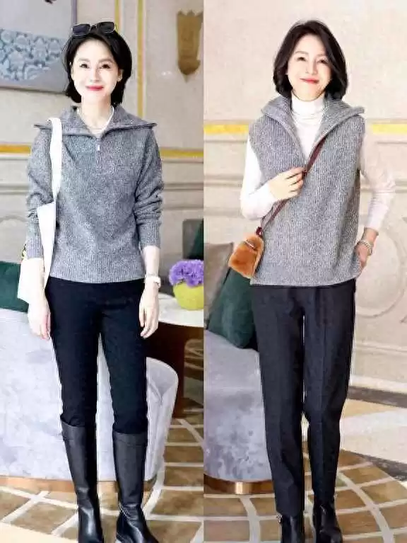 50+女性秋冬穿搭指南：3个技巧轻松穿出高级贵气感
