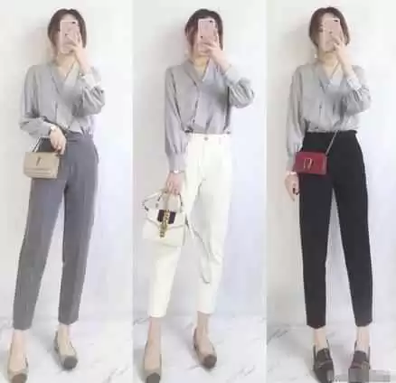 女老总穿搭秘籍：职场女性必学5套通勤造型，深灰开衫+半裙一周时尚不重样