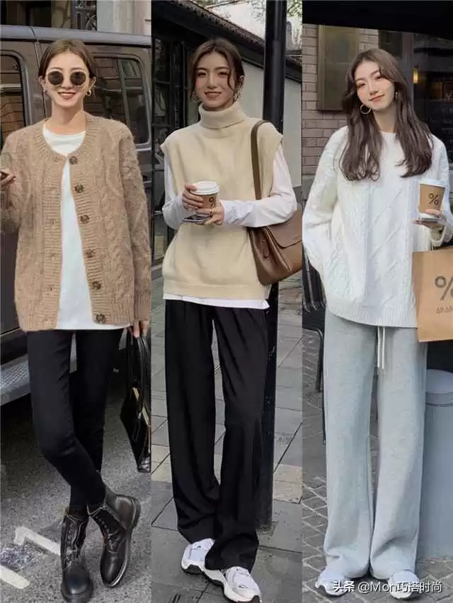 换季穿搭没头绪?快来get韩系小姐姐的9套毛衣搭配,时髦保暖又显瘦,美翻了!