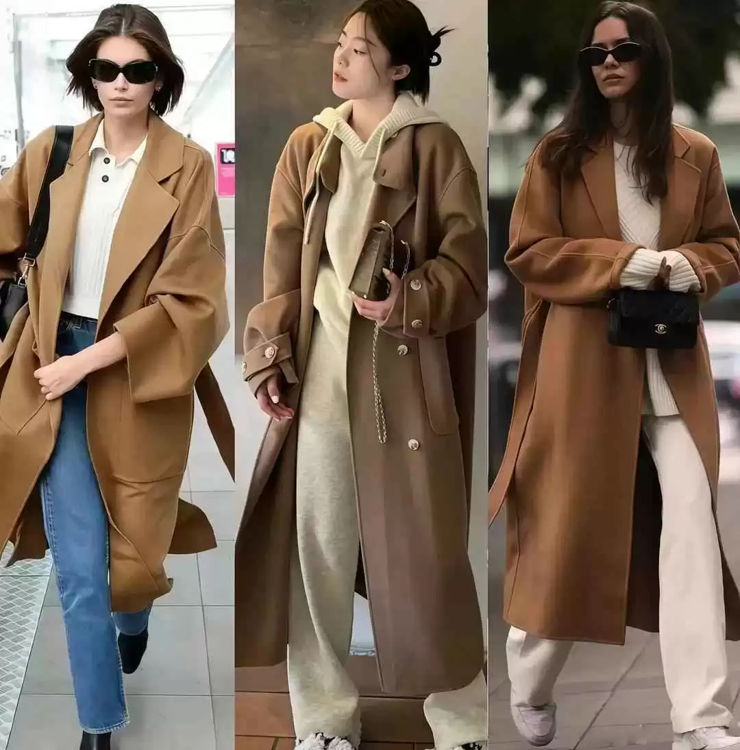 女生穿衣搭配群 被成都街拍惊艳了!“大衣+阔腿裤”搭配高级洋气,好看又保暖