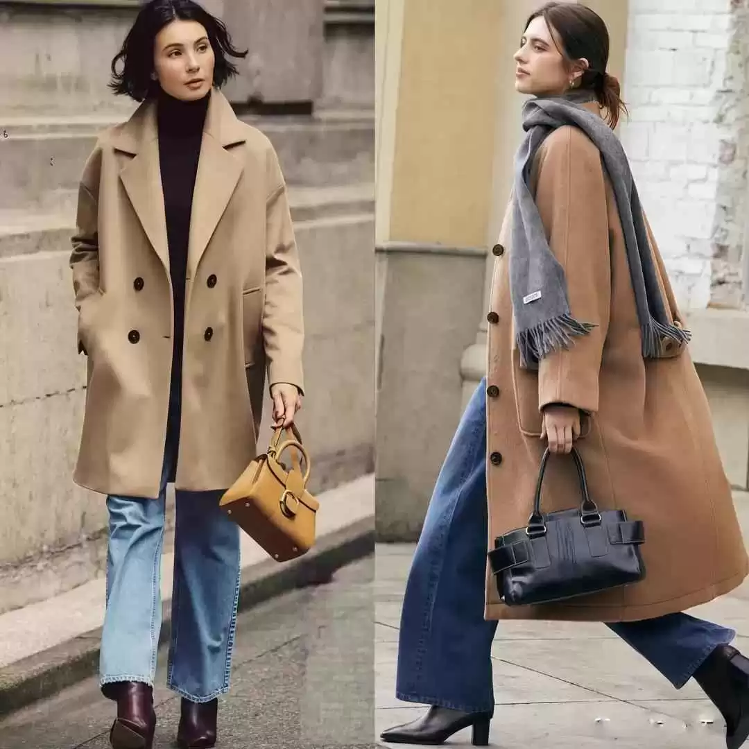 女生穿衣搭配群 被成都街拍惊艳了!“大衣+阔腿裤”搭配高级洋气,好看又保暖