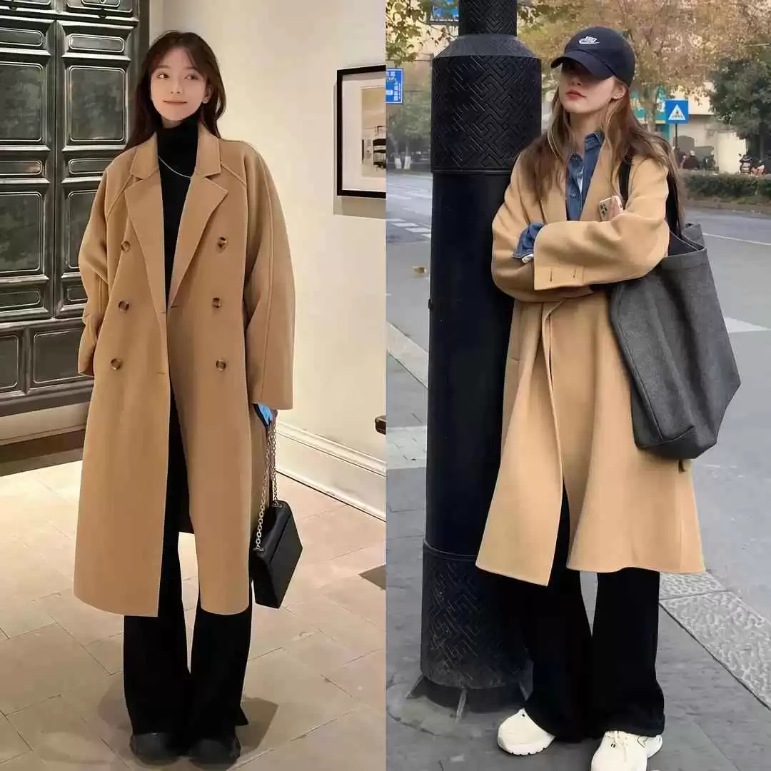 女生穿衣搭配群 被成都街拍惊艳了!“大衣+阔腿裤”搭配高级洋气,好看又保暖