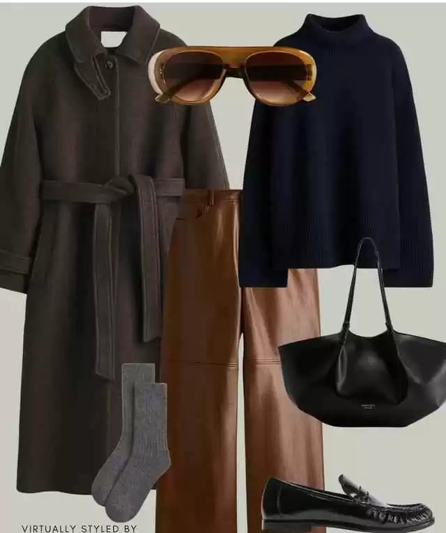 2018年秋冬穿搭新法则:9件基础款衣服混搭一周9套造型,时尚简单不重样