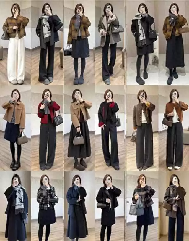 女孩秋冬穿衣搭配 秋冬9套“不费力时髦”穿搭：从甜妹到通勤，生活都变得可爱