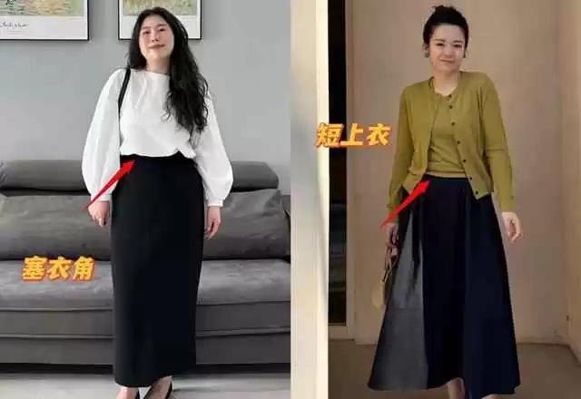 160cm女生春季穿搭秘诀:裙过膝、衣不紧,优雅显瘦又气质