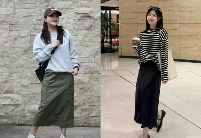 160cm女生春季穿搭秘诀:裙过膝、衣不紧,优雅显瘦又气质
