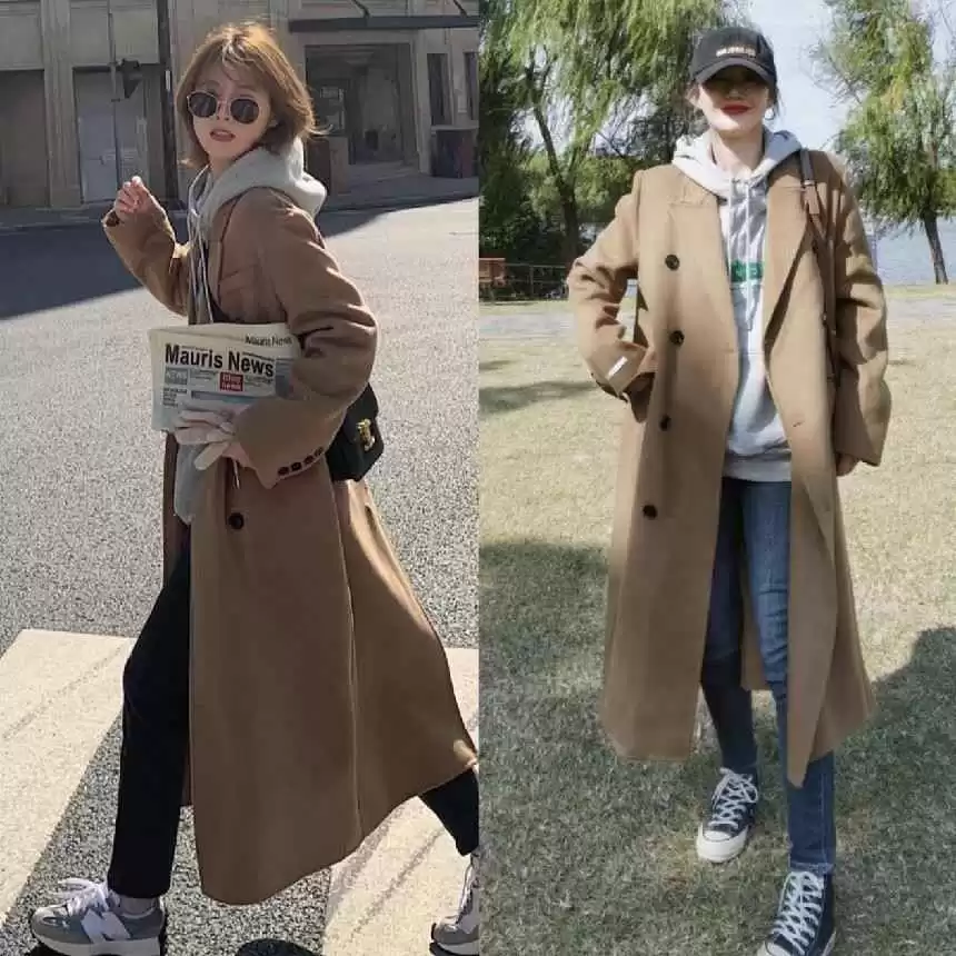 微胖女生冬季穿搭秘籍:羽绒服+阔腿裤、大衣+卫衣,40+女性时髦不费力