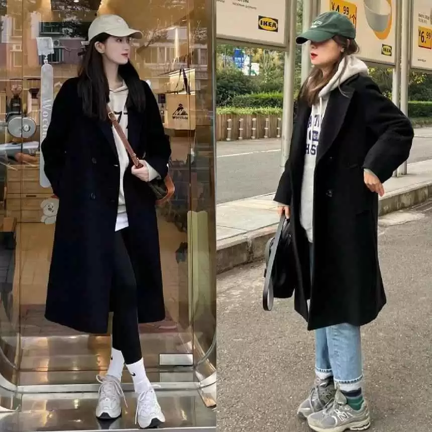 微胖女生冬季穿搭秘籍:羽绒服+阔腿裤、大衣+卫衣,40+女性时髦不费力