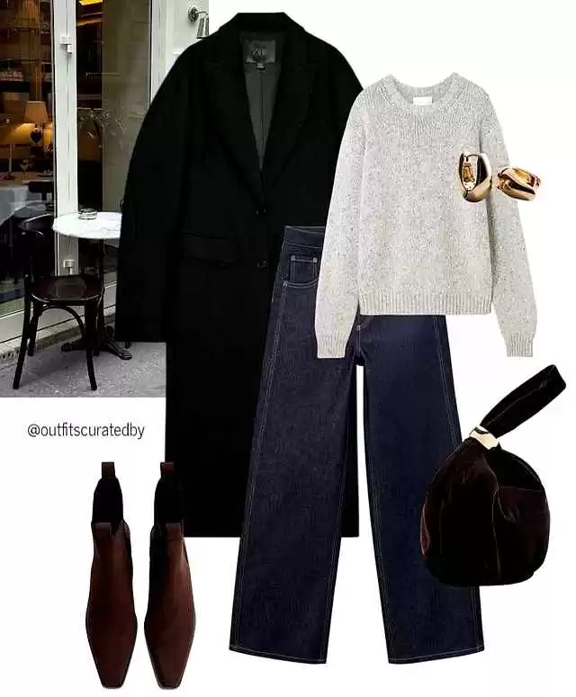 胸大腰粗怎么穿?深秋6套遮肉搭配,温暖显瘦不踩雷!