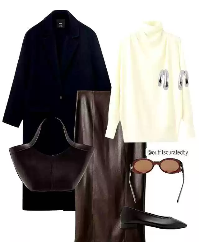 胸大腰粗怎么穿?深秋6套遮肉搭配,温暖显瘦不踩雷!