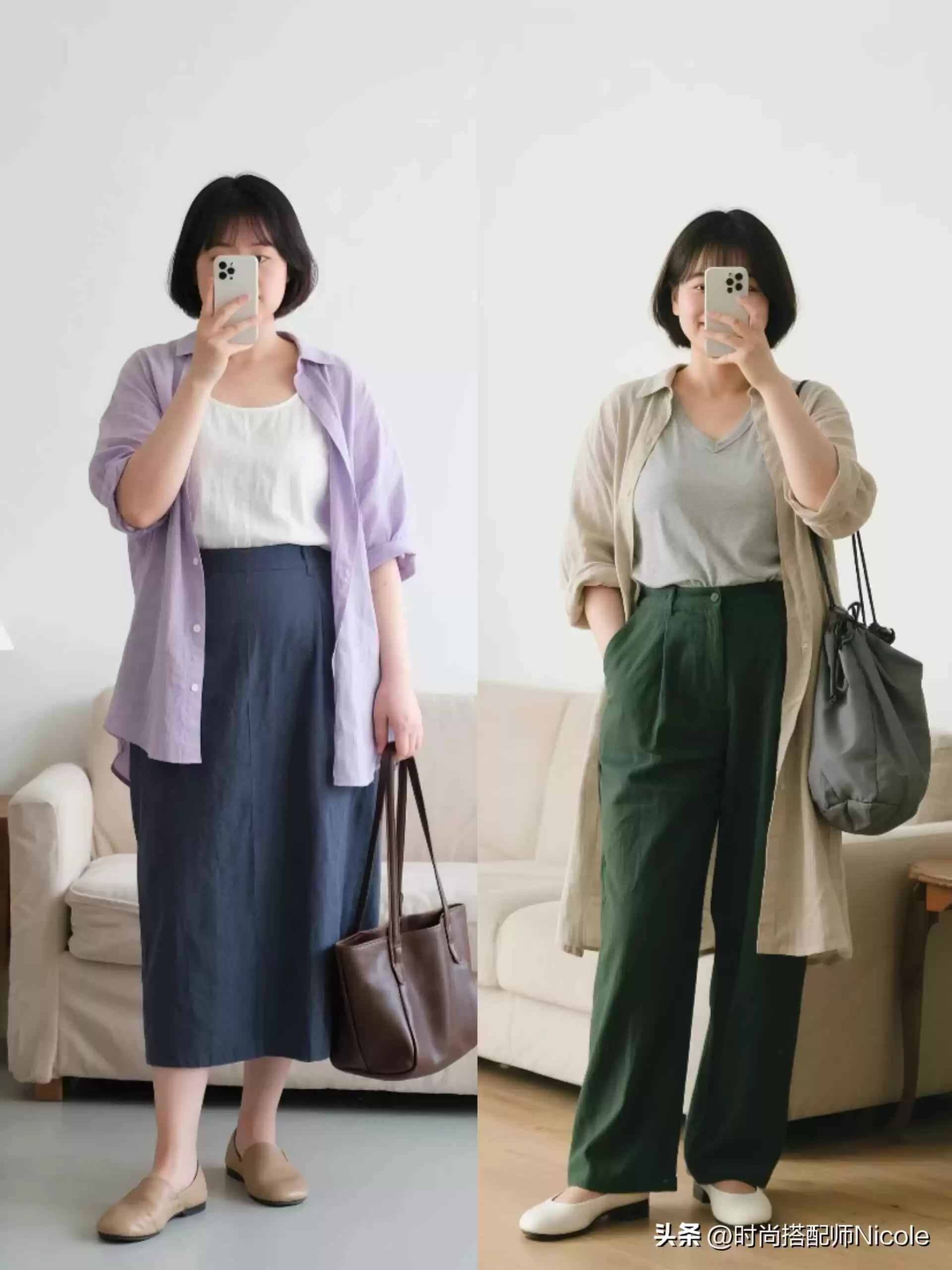 130斤小个子学生穿衣搭配秘籍:衣短裤长发不过肩,轻松显高变女神