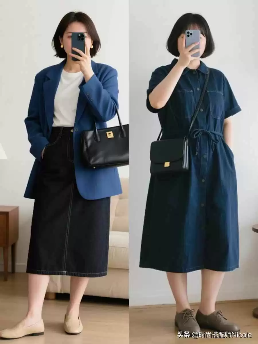 130斤小个子学生穿衣搭配秘籍:衣短裤长发不过肩,轻松显高变女神