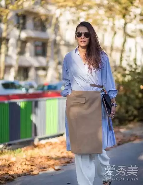 衬衫裙里套裤子?让你美得不像话的新思路 衬衫裙里套裤子?让你美得不像话的新思路