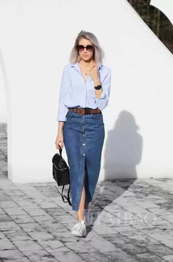 牛仔裙配鞋全攻略 穿出风格不撞衫 牛仔裙配鞋全攻略 穿出风格不撞衫