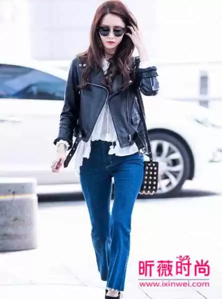 皮夹克内搭攻略 从基础到高阶一件外套穿出百变花样