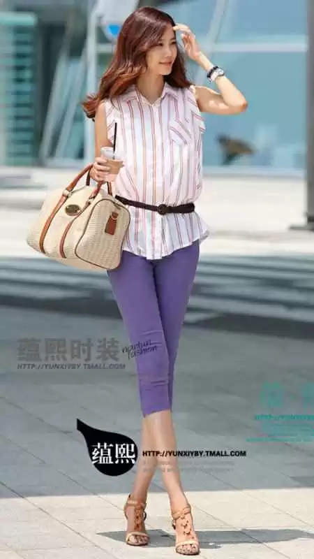 紫色衣服搭配裤子全攻略 优雅高级不出错